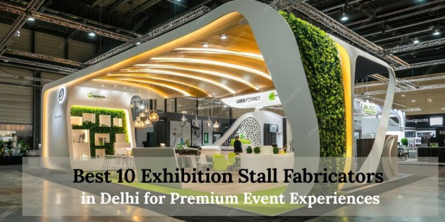 Best 10 Exhibition Stall Fabricators in Delhi for Premium Event Experiences